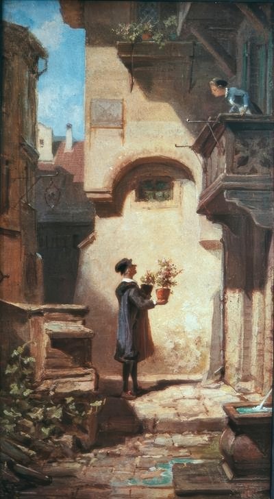 The Well-Wisher by Carl Spitzweg